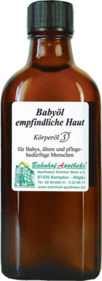 BABY ÖL empfindliche Haut