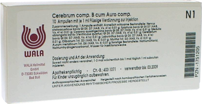 CEREBRUM COMP.B cum Auro comp.Ampullen