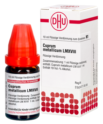 CUPRUM METALLICUM LM XVIII Dilution