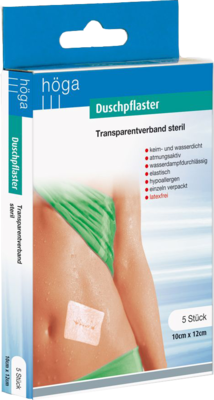 DUSCHPFLASTER 10x12 cm Transparentverband steril