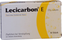 LECICARBON E CO2 Laxans Erwachsenensuppositorien