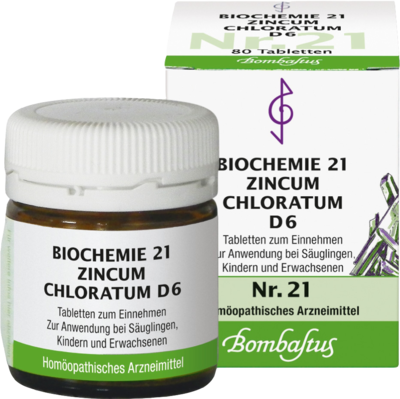 BIOCHEMIE 21 Zincum chloratum D 6 Tabletten