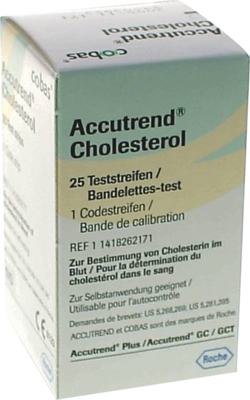 ACCUTREND Cholesterol Teststreifen