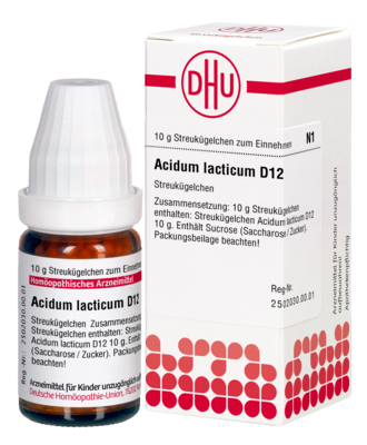 ACIDUM LACTICUM D 12 Globuli