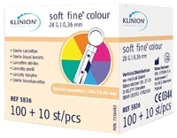 KLINION Soft fine colour Lanzetten 28 G