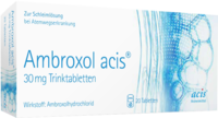 AMBROXOL acis 30 mg Trinktabletten