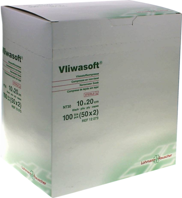 VLIWASOFT Vlieskompressen steril 10x20 cm 6l.