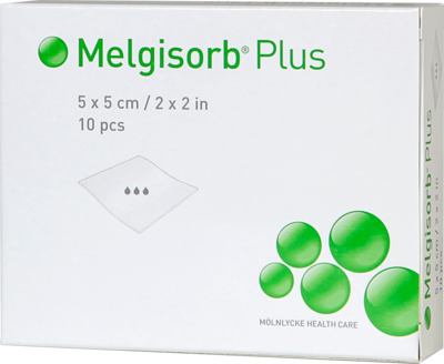 MELGISORB Plus Alginat Verband 5x5 cm steril