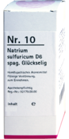 NR.10 Natrium sulfuricum D 6 spag.Glückselig