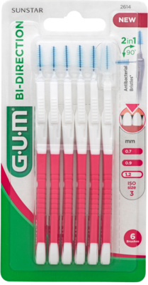 GUM BI-DIRECTION Interdentalb.1,2 mm pink