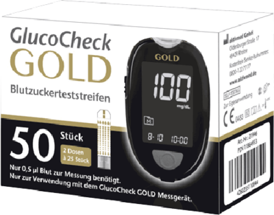 GLUCOCHECK GOLD Blutzuckerteststreifen