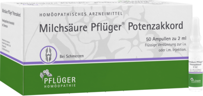 MILCHSÄURE Pflüger Potenzakkord Inj.-Lsg.Amp.