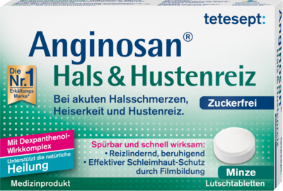 TETESEPT Anginosan Hals & Hustenreiz Lutschtabl.