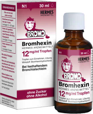 BROMHEXIN Hermes Arzneimittel 12 mg/ml Tropfen